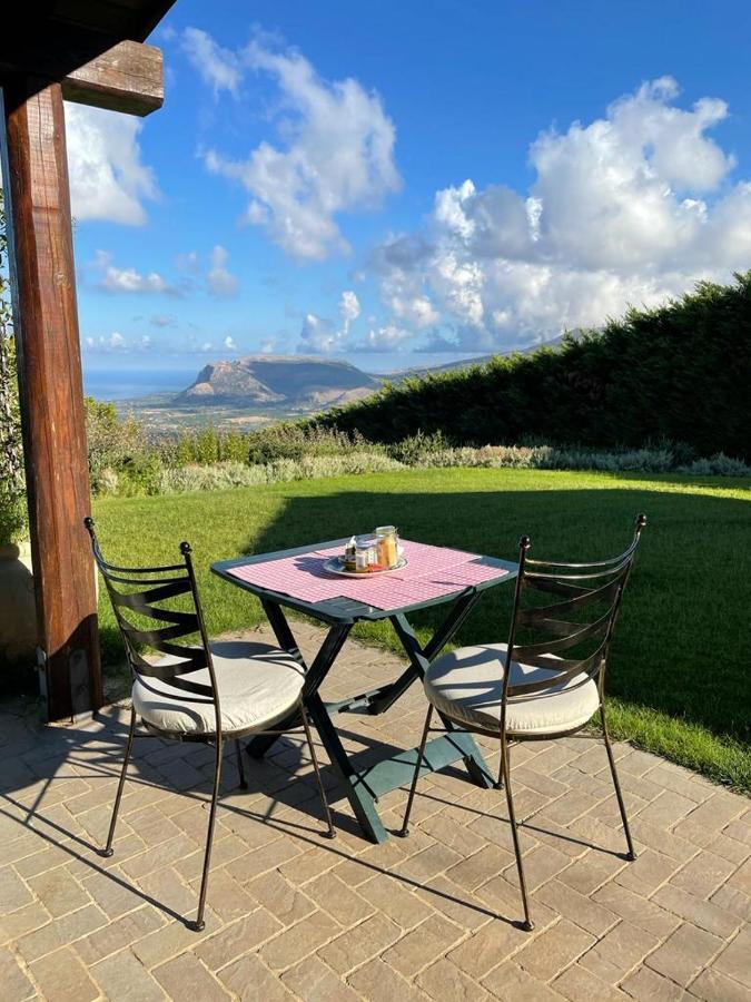 Villa Siciliana Con Piscina E Vista Panoramica Sul Mare Borgetto Exterior foto