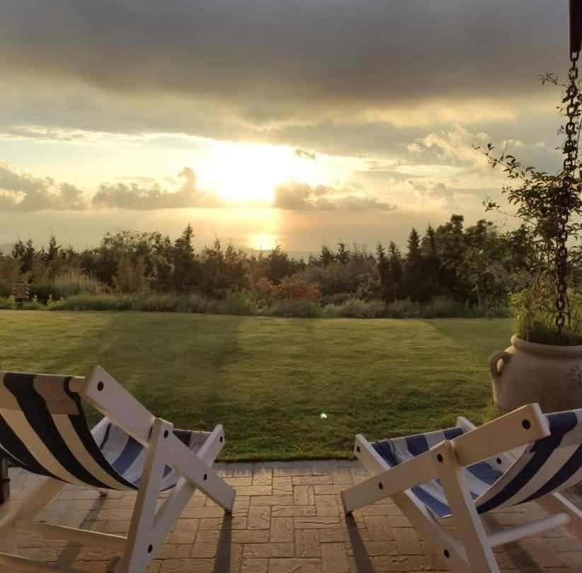 Villa Siciliana Con Piscina E Vista Panoramica Sul Mare Borgetto Exterior foto